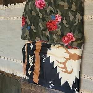 2 pair of leggings gently worn